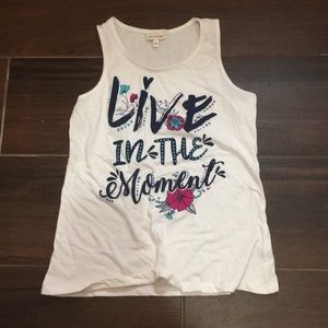 “Live In The Moment” shirt Size XL